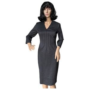 Calvin Klein Heather Gray form fitting dress size 2